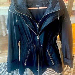 Mackage windbreaker with removable bib